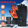 4000mAh Electric USB Heated Gloves Rechargeable Touch Screen Men Motorcycle Gear
