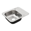 Kitchen Sink Bowl Reversible Stainless Steel Drainer Waste Handmade Basin Sizes