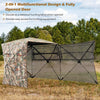 Hunting Blind for 2-3 People 360° One Way See Through Ground Blind