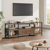 Industrial TV Stand Cabinet 160cm with 2 Storage Cabinet for Living Room