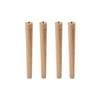 4pcs Wooden Solid Legs Table Legs for DIY Dining Chair Sofa Desk Dressing Stool