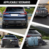 Trailer Hitch Mounted Cargo Carrier 90kg Capacity Rust-proof Cargo Basket
