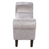 CRUSHED VELVET SILVER GREY BED END CHAISE LONGUE CHAIR BENCH SOFA ARMCHAIR SEAT