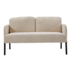 2 Seater Sofa Small Couch Settee Corduroy Loveseat Sofa Double Seater Armchair
