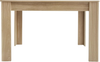 Dining Table MDF Wooden Rectangle 4 Seater Kitchen Home Furniture Oak Finish