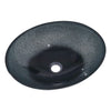 Bathroom Sink Bowl Wash Basin Countertop Tempered Glass Vanity w/ Pop up Drainer