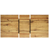 Extendable Dining Table 120-160x80x66cm with Brazilian Walnut Top and Star Legs