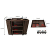 Janitorial Trolley Cleaning Cart Housekeeping Cleaner Cart 4 Tier w/ Bag Hotel