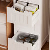 Bathroom Cabinet Storage 4 Drawer Free Standing Cupboard Furniture Unit White