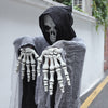 Men's Halloween Scream Horror Ghost Face Mask Hooded Costume Cosplay Fancy Dress