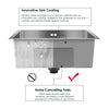 Super Deep Single Bowl Square Stainless Steel Kitchen Sink Undermount Mmgzjjutrf
