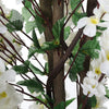 White Wintersweet Large Fake Indoor Tree Home House Plant 150cm Tall in Pot