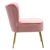 Scallop Back Armchair Cocktail Sofa Accent Seat Living Bedroom Cafe Lounge Sofa