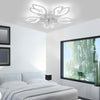 LED Ceiling Fan Light Dimmable Chandelier Living Room Lamp With Remote Control