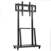 UNHO Tall TV Cart Mobile TV Floor Stand for Extra Large Flat Panel Screen up 80"