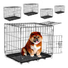 Dog / Cat Cage Puppy Training Crate Pet Carrier Small Medium Large Metal Cages