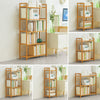 3/4/5 Tier Bamboo Shoe Rack Footwear Organiser Wooden Book Storage Shelves Stand