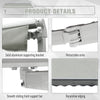 Retractable Patio Awning Garden Sun Shade Shelter Manual Alumin Canopy Sunsetter