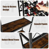 Industrial Floor Wine Rack Freestanding Wine Storage Organizer Shelf Display