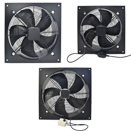 8-24in Industrial Axial Fan Commercial Building Air Ventilation Extractor Blower