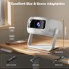 Projector with 360° Stand 18000 Lumens 4K 1080P FHD 5G WiFi BT Home Theater HDMI
