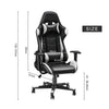 Gaming Chair Racing Chair Reclining High-Back Gas Lift Swivel Chair with Pillow