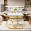 Tribesigns 63-Inch Dining Table for 4-6, Rectangular Modern Kitchen Dinner Table