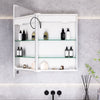 Bathroom Mirror Cabinet Double Full Mirror Door Wall Cupboard Storage Shelf Unit