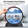 Moving Sand Table Picture Flowing Quicksand Waterfall Mountain Desk Landscape UK