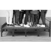 Folding 3FT Single/2.6FT Small Single Guest Bed Small Room Bedframe w/ Headboard