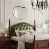 32”Large Round Wall Mirror Gorgeous Accent Vanity Mirror Side Hallway Sofa Scene