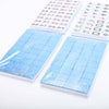 42mm Chinese Mahjong Game Set Professional 144 Tiles English Characters Game
