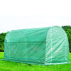 3M X 2M Fully Galvanised Steel Frame Greenhouse Cultivation Run Polly Tunnel