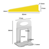 1000-4000PCS Tile Leveling Flooring Plier Kit Spacer System Tool Clips & Wedges