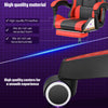 Gaming Chair with RGB LED illuminat Ergonomic Computer Swivel Office Chair Red