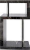 Small Side Table With Storage LED High Gloss Sofa End Coffee Table Living Room