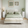 Slim Bedside Tables,Small Narrow Side End Tables w/ Drawers for Bedroom, Living