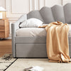 UPHOLSTERED BED 3FT SINGLE BED FRAME 90X190 CM DAYBED WITH TRUNDLE BED GUEST BED