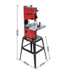 Band Saw Bandsaw Heavy Duty 370w Motor 255mm Band Cutting Width Table Saw Stand
