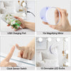LED Hollywood Makeup Mirror 58*45cm Large Vanity Light Mirror Dimmable Modern