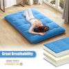 190 x 135 x 10 cm Japanese Floor Mattress Futon Mattress Roll up Mattress-Navy