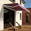Garden Patio Manual Awning Canopy Sun Shade Shelter Retractable 2/2.5/3/3.5/4M