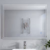 LED Bathroom Mirror 900×700mm with Demister Pad Illuminated Lights Touch Sensor