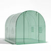 Walk-in Tunnel Greenhouse Gardening Planting Shed Door Window Vents Polytunnel