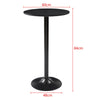 Round Bar Table 60CM Top for Cocktail Pub Coffee Dining Bistro Kitchen Bar Table