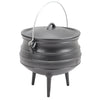 8L Litre Cast Iron Potjie African Pot Deep Camping Cooking Pot Campfire Stew Pot