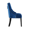 Velvet Dining Chair with Door Knocker Ring Windsor Dressing Room Chair 1/2/4/6
