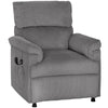 Power Recliner Armchair with Quiet Motor, Massage Reclining Chair, Grey