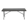 Garden PE Rattan Picnic Dining Beer Table & Chairs Camp Bistro Trestle Bench Set