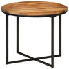 Solid Wood Acacia and Coffee Table - Natural Brown, /Sofa Table with C5M0